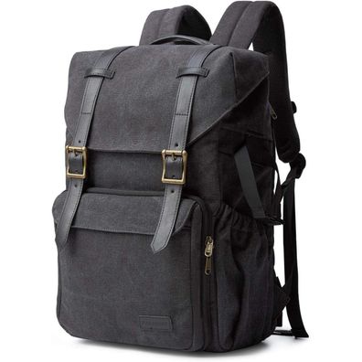 Fotorucksack DSLR Kamerarucksack Canvas Diebstahlsicher Wasserabweisend 15 Zoll