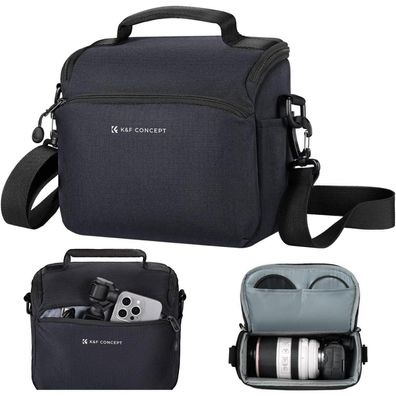 Kamera-Rucksack Umhängetasche SLR-Taschen Fotografen Taschen Schwarz Blau
