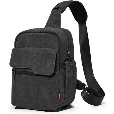 Wasserdichte Kameratasche Umhängetasche SLR DSLR Systemkamera Schwarz