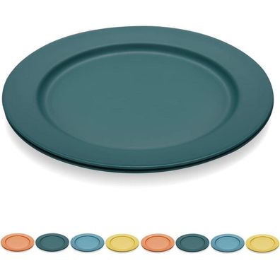 Kyraton 25cm Teller Set 8er Abbaubar Unzerbrechlich Kinder Erwachsene