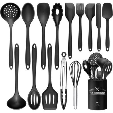 15-teiliges Silikon Küchenutensilien Set mit