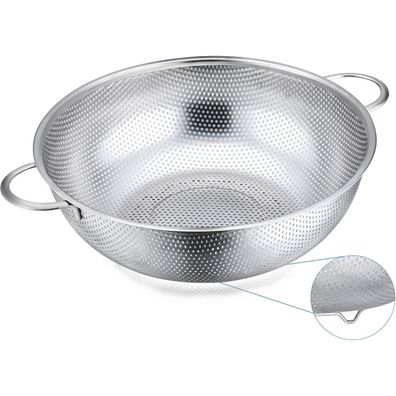 HaWare Edelstahl Küchensieb Nudelsieb Ø28cm Spülmaschinenfest