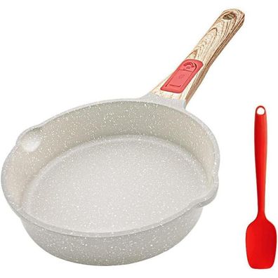 Bobikuke Bratpfanne 28cm mit Deckel Antihaftbeschichtet Abnehmbarer Griff