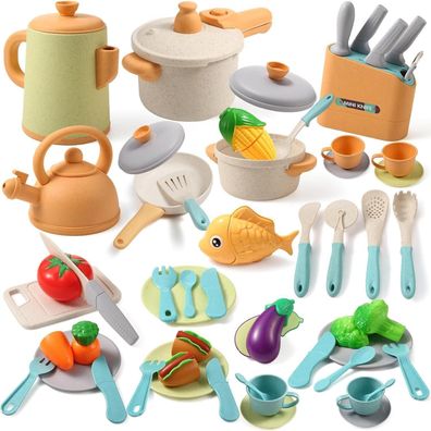 Kinderküche Zubehör Matschküche Outdoor Topfset Rollenspiele 3+ Jahre