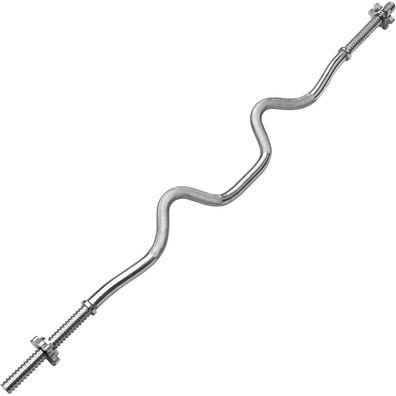 Proiron SZ Curlstange Länge 120cm verchromt & gerändelt mit Sternverschlüssen