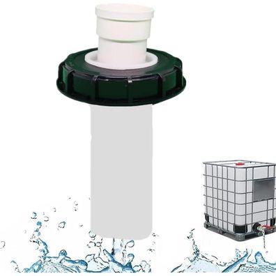 IBC Deckel Filter Regenwasserfilter Nylon Wasserfilter 180° 163mm Tankdeckel