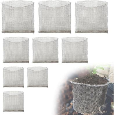 Wurzelschutzkörbe Edelstahl 9pcs Pflanzen Wühlmaus Nagetieren Gartenpflanzen