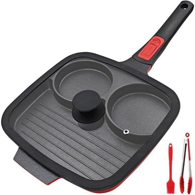 Spiegeleipfanne 21 cm Pancake Pfanne Antihaft Aluminium Omelettpfanne Induktion