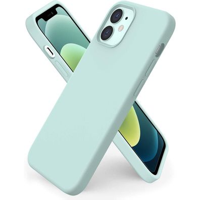 Ornarto iPhone 12 Mini 5,4 Silikon Case Hülle Schutz Flüssig Lila