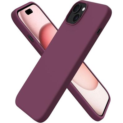 Ornarto iPhone 15 Plus Hülle 6,7 Zoll - Flüssiges Silikon - Kratzfeste