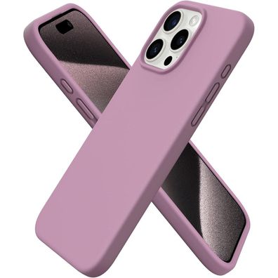 Ornarto Hülle für iPhone 15 Pro Max (6,7 Zoll) - Dünne Silikon Schutzhülle
