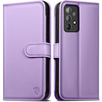 Samsung Galaxy A52S 5G Hülle mit Panzer Schutz Glas LightLila
