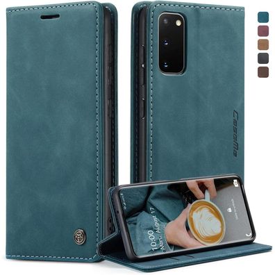Samsung Galaxy S20 Hülle - Premium Leder Flip Case mit Magnet und Standfunktion