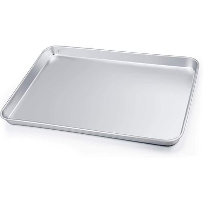 HaWare Edelstahl Backblech 40x30cm Rechteckig Ungiftig & Gesund