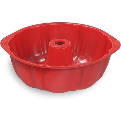 SILIVO Gugelhupfform Silikon 23cm Backform Antihaft Kuchenform