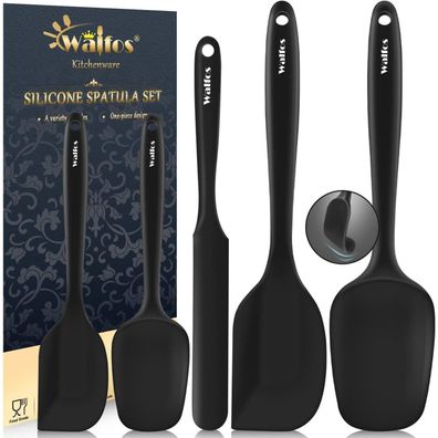 Walfos Silikon Spatel Set Hitzebeständig Antihaft 600°F (5