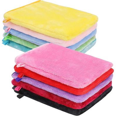 Phogary 10 Stk Mikrofaser-Flanell Waschhandschuhe 15,2 x 20,3 cm (10