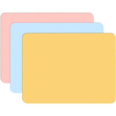 3er Set Bastelmatte Kinder 40x30cm Silikon Unterlage Malunterlage DIY