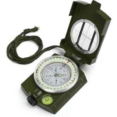 Militär Kompass wasserdicht mit Tasche, Camping Wanderung