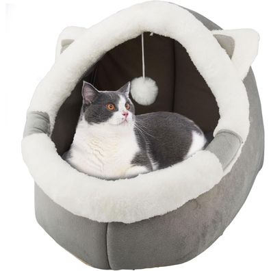Katzenbett Kätzchen-Zelt, abnehmbares Kissen, rutschfest
