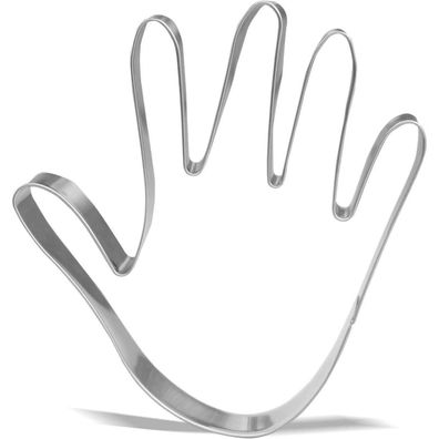 Keewah Handform Ausstechform Edelstahl 12,2 cm robust und spülmaschinenfest