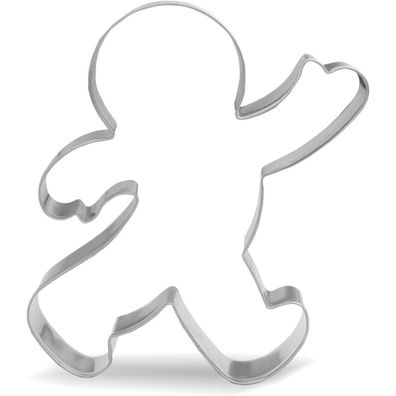 Ausstechform Lebkuchenmann Edelstahl 10,5 cm Weihnachtsbacken