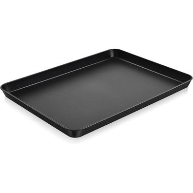 Backblech Rechteckig Groß Karbonstahl 40,5x30,5x2,5cm Antihaft Fettpfanne