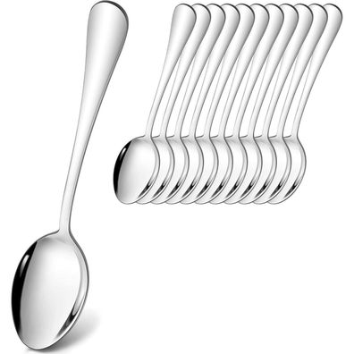Joyfair Edelstahl Tafellöffel Set 12er 20.8cm Suppenlöffel Esslöffel
