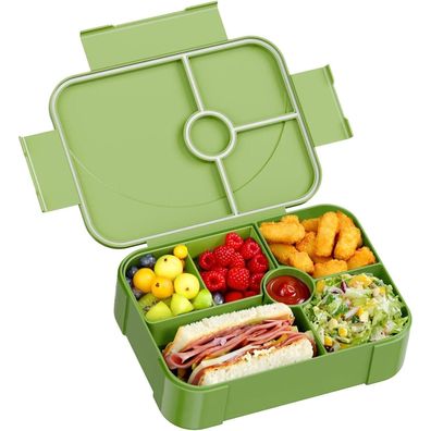 Brotdose Kinder Auslaufsicher Lunchbox Mädchen Jungen Fächer Kindergarten Schule
