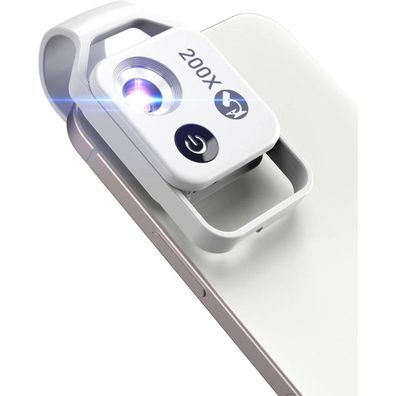 Apexel 200X Mini-Mikroskop Handy Smartphone Taschenformat iPhone 13