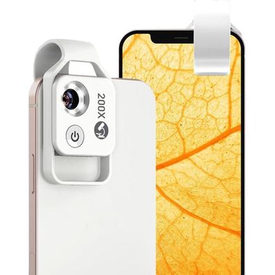 APEXEL 200X Mini-mikroskop für Smartphone Kamera LED Microscope