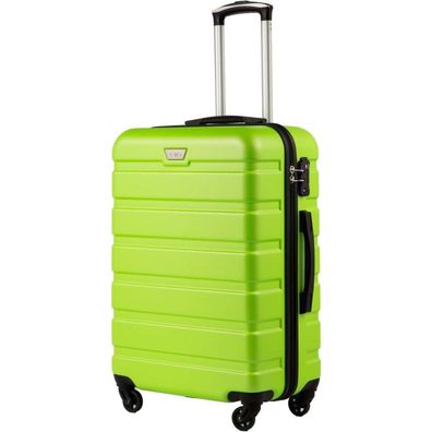 Coolife Premium Hartschalenkoffer Trolley Rollkoffer Handgepäck Apfelgrün