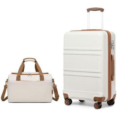 KONO 55cm Handgepäck-Koffer Trolley Set 2-teilig Gepäcksets Ryanair 40x20x25cm