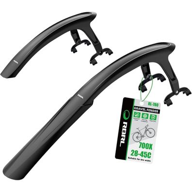 RBRL Fahrrad Schutzblech Set 28 Zoll Mudguard Verstellbar Universal