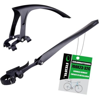 RBRL 700C Fahrrad Schutzblech Rennrad-Set für 20-24-Zoll-Faltrad, Quick-Release