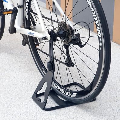 MEGHNA ALU-Fahrradständer 20-29 Zoll Schwarz für MTB Rennrad Display-Radmotage