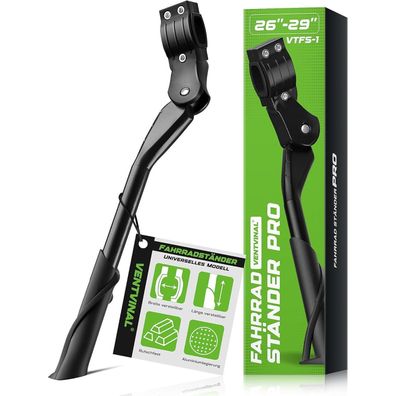 Fahrradständer 26-29 Zoll Universal, Höhenverstellbar Stabil Seitenständer 35 kg