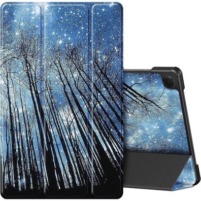 Hülle für Samsung Galaxy Tab A9+ Plus 11 Zoll 2023 PU Leder Standfunktion Auto