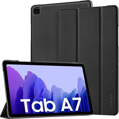 EasyAcc Samsung Galaxy Tab A7 10.4 Hülle Schwarz PU Leder Standfunktion