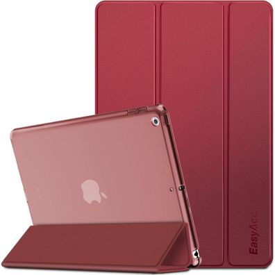 EasyAcc iPad 9.7 Hülle Ultra Dünn Matt Rückseite Abdeckung Burgundisch