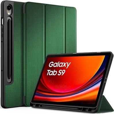 EasyAcc Samsung Galaxy Tab S9 FE 10.9/ S9 2023 11 Zoll Hülle Dunkelgrün