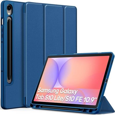 Hülle Samsung Galaxy Tab S9 FE 10.9 Zoll/S9 2023 11 Zoll S Pen Halter Blau