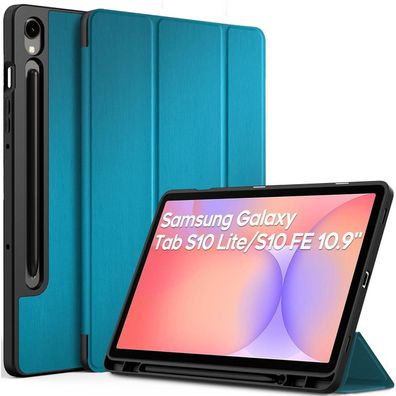Samsung Galaxy Tab S9 FE 10.9/ S9 2023 11 Zoll Hülle Pfauenblau