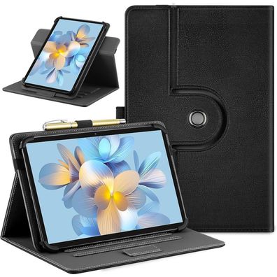 Easyacc Universal Tablet Hülle Schwarz 10-11 Zoll 360 Grad Drehbarer Organizer