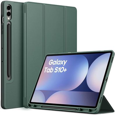 Samsung Galaxy Tab S9 FE+ Plus/S9 Plus 12,4 Zoll 2023 Hülle Nachtgrün