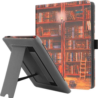 Universal Ständer Hülle für 6-6.8 Zoll eReader Premium PU Leder Cover mit
