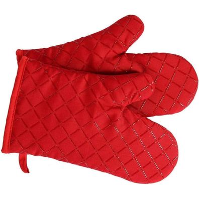 Premium Silikon Ofenhandschuhe Anti-Rutsch BBQ Hitzebeständig 240°C, 1 Paar