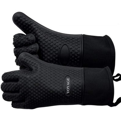Voyage Premium Ofenhandschuhe 2er Set bis zu 350°C Silikon Hitzebeständige