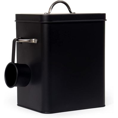 Theo&Cleo Waschmittel Aufbewahrung 6.5L Metall Box Hundefutter Katzenfutter
