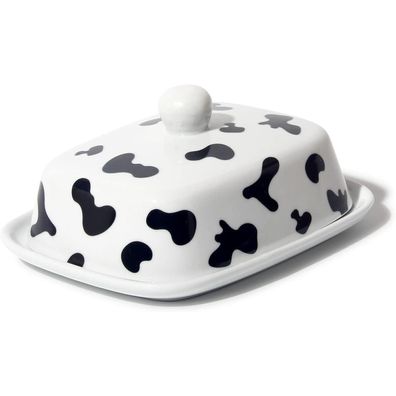 Theo&Cleo Butterdose Keramik Butter Dish 250g Porzellan Kühe